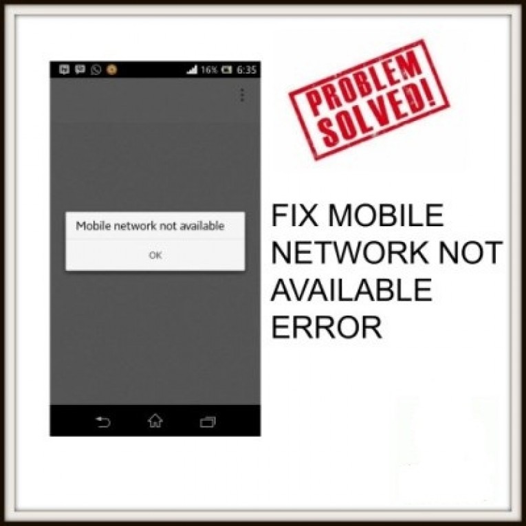 Mobile Network Not Available – How to fix it?